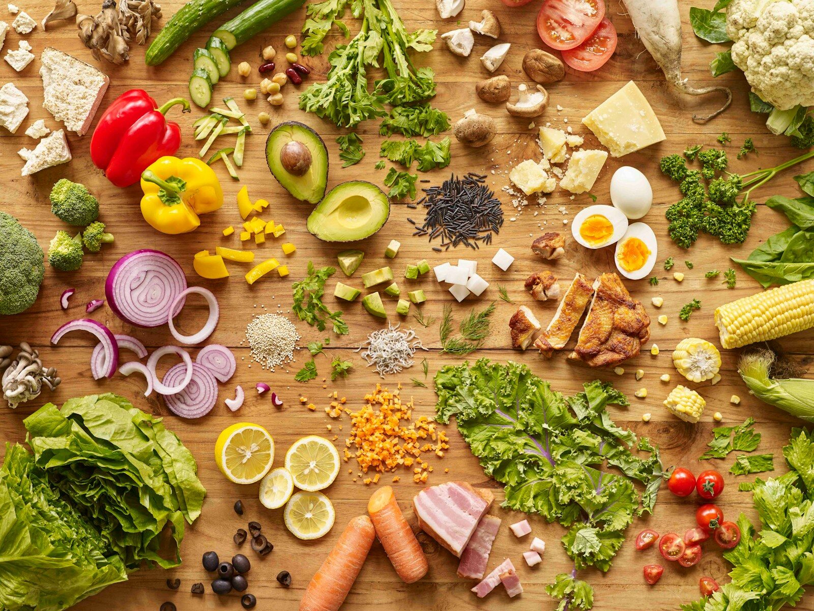 slice ingredients photograph