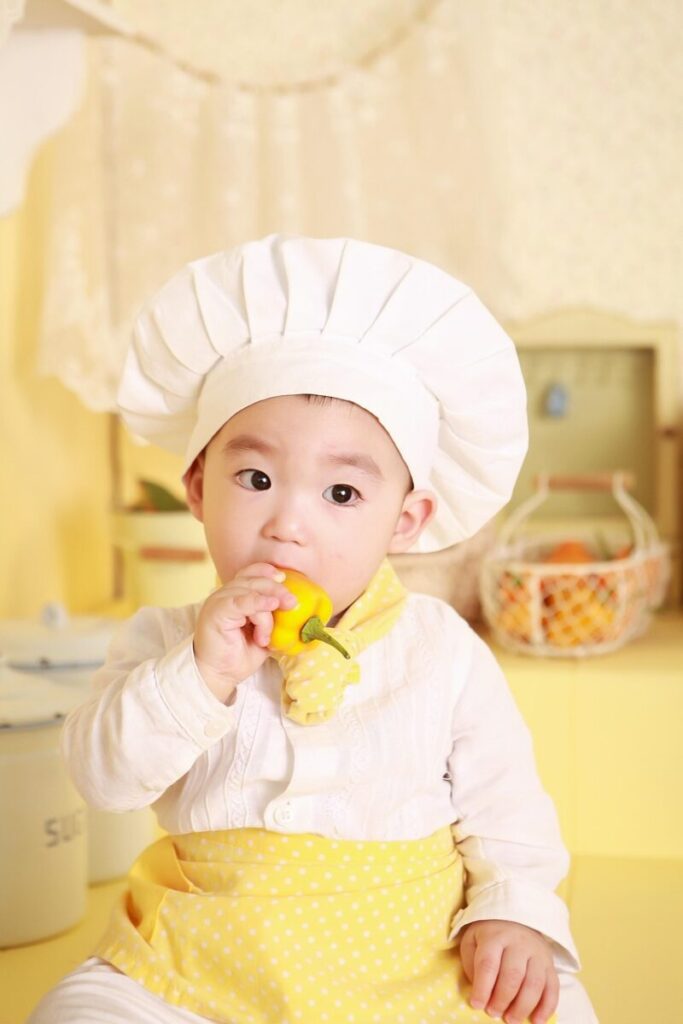 baby, costume, asian, cooking, kitchen, chef, eat, food, hunger, hungry, japanese, asian baby, toddler, portrait, baby portrait, baby, baby, baby, baby, baby, cooking, cooking, chef, chef, eat, hungry