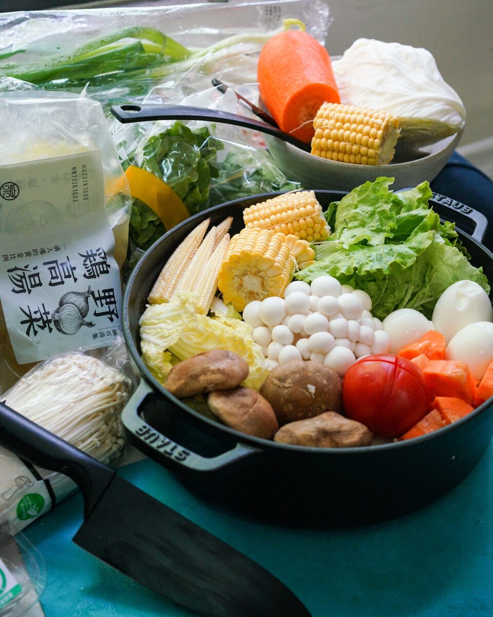 a bowl of food